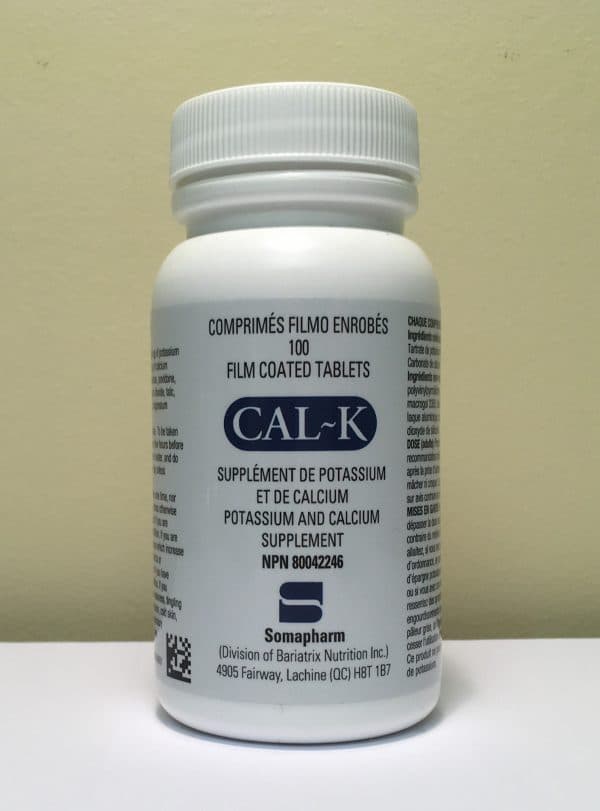 CalK Calcium & Potassium Compléments Clinique Motivation Minceur