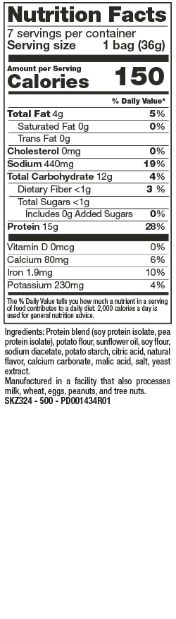 Proti-Snax Healthy snacks salt and vinegar zippers