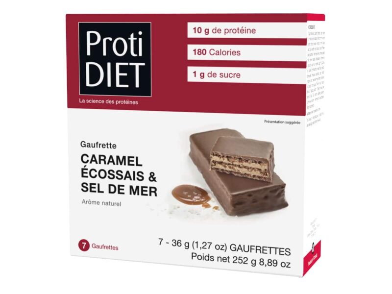 Boite de gaufrettes caramel et sel de mer
