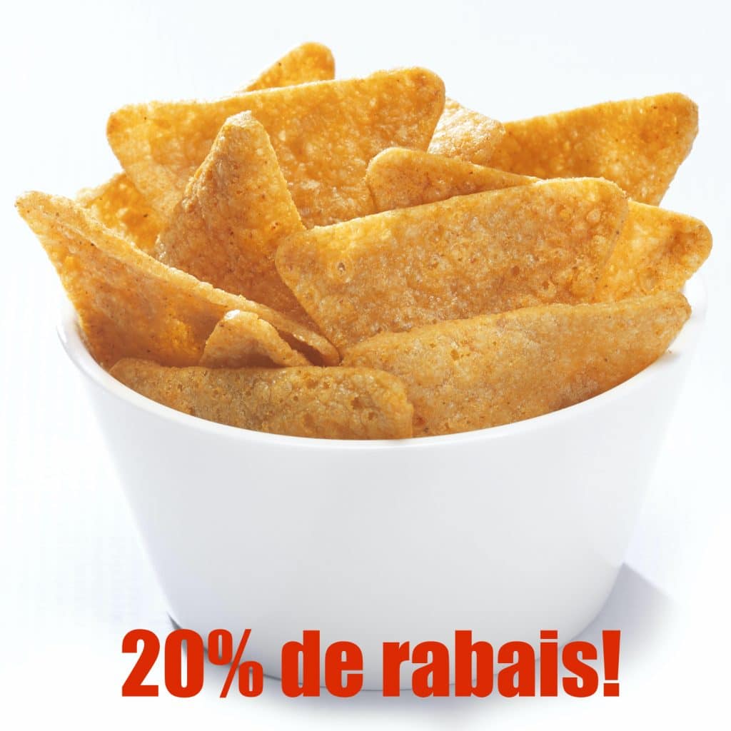 Nacho cheese chips in a bowl