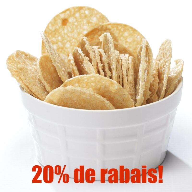 Salt and vinegar chips in a bowl