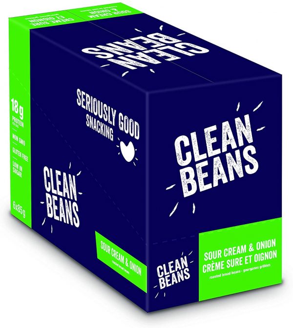 "Clean Beans" Crème sure et oignon (6 sachets)