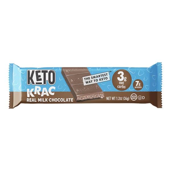Krac Keto Milk Chocolate Protein Bars