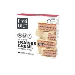 Gaufrette Fraises Crème Protidiet