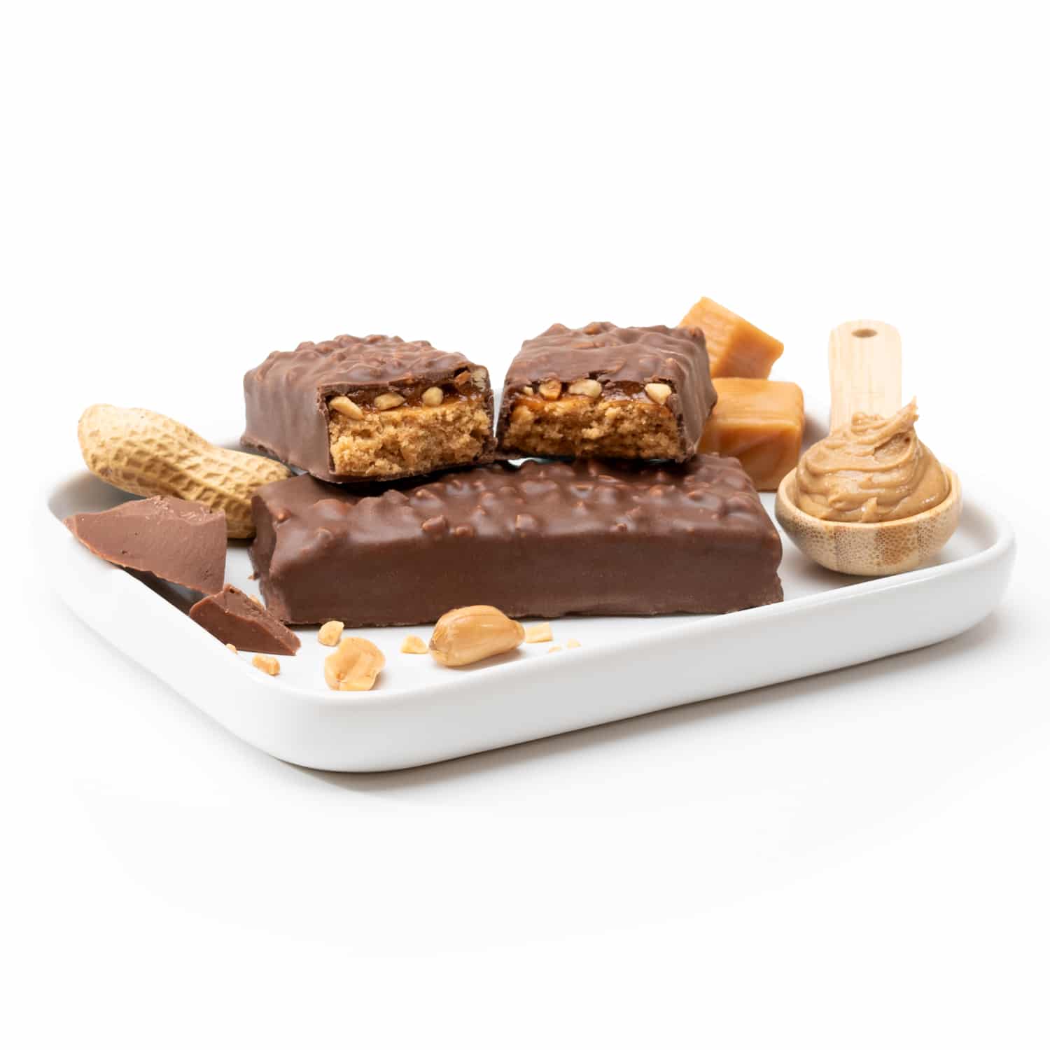 Barre Protéinée Chocolat Fondant Arachide Barre Protéinée Chocolat Fondant Arachide ProtiMeal® - 15g protéines, sans gluten