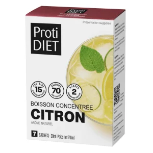 Boisson protéinée concentrée citron