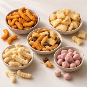 Forfait Collations Croquantes – ensemble de produits protéinés Motivation Minceur