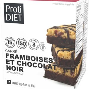Protidiet Raspberry & Dark Chocolate Square