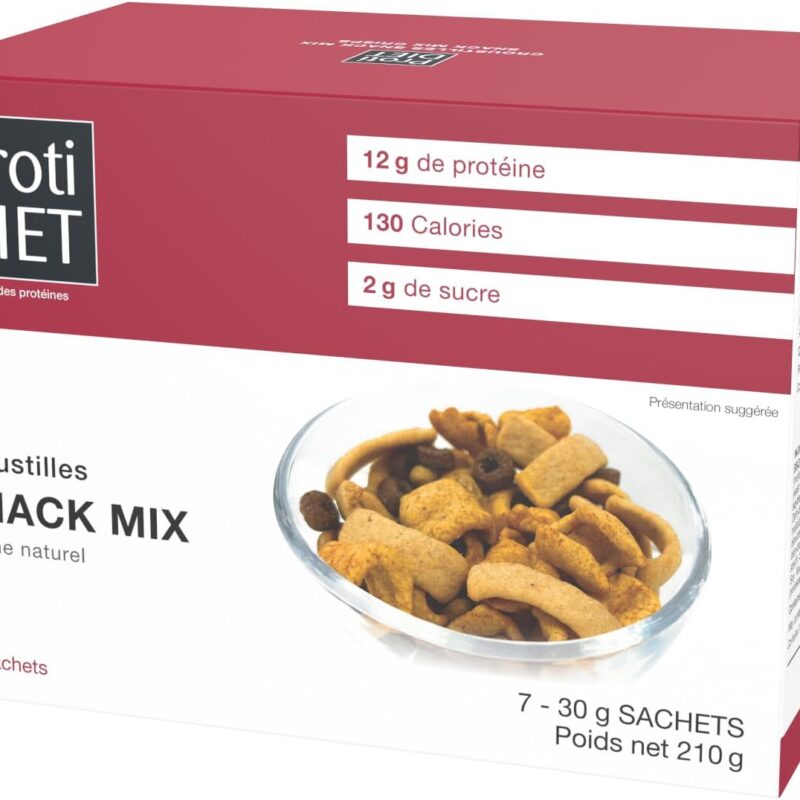 Snack mix protéiné Protidiet – boîte de 7 sachets